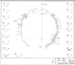 23. Plan of circle trench and sections of adjoining features